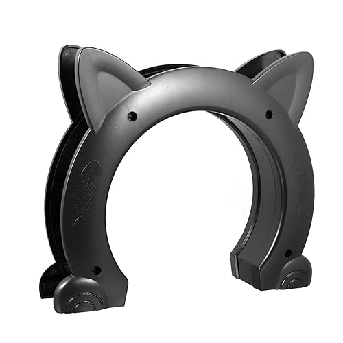HOLIDYOYO Cat Portal Pet Door Built Tunnel for Interior Doors Easy Installation for Cats and Kittens Wear Resistant Design Suitable for Indoor Use