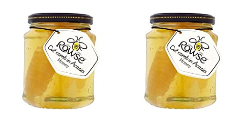 Peignes en acacia Rowse Cut, le goût authentique du miel de notre enfance 2 x 340 g