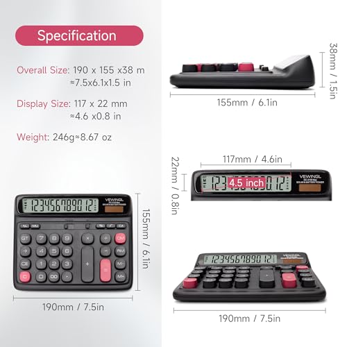VEWINGL Desktop Calculator JN-2135 の商品画像 4