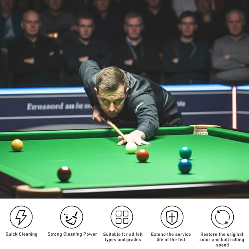 Kit nettoyage de table de billard pour restaurer la douceur du feutre - 6