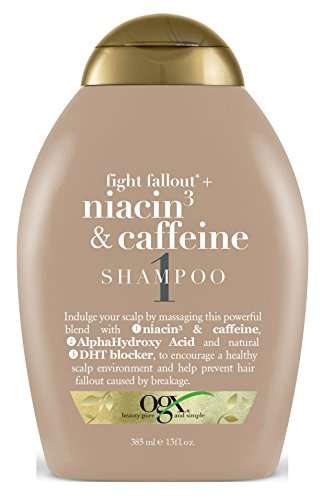 Ogx Shampoo Niacin 3 & Caffeine 13 Ounce (384ml) (6 Pack)