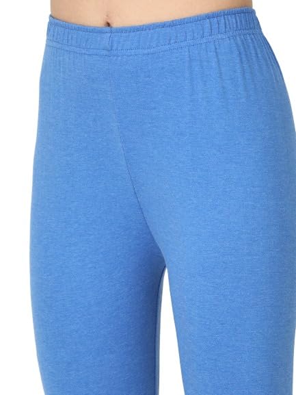 Image of Robinbosky Premium Stretchable Cotton Ankle Legging for Women | Suitable for Formal wear & Casual wear | High-End Elastic Makes The Leggings Squat Proof and Durable for Travel, Yoga, & Workout.