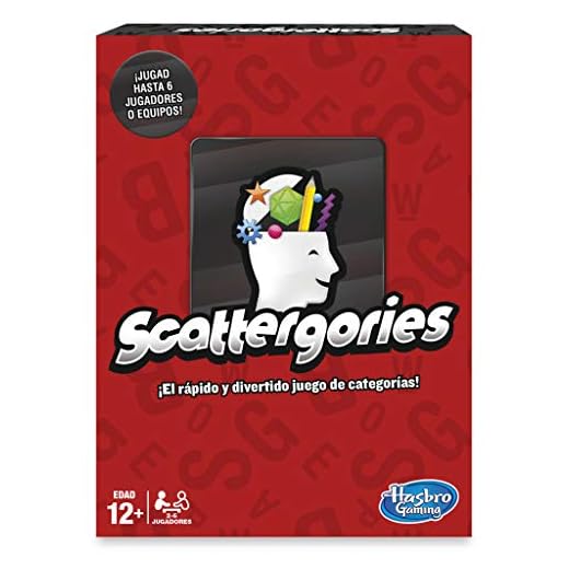 Hasbro Gaming- Scattergories Hasbro Juego de Mesa (Versión Española), Multicolor (C1941105)