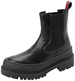 tommy hilfiger stiefeletten herren schwarz Dies ist ein authentisches und original Tommy Hilfiger-Produkt