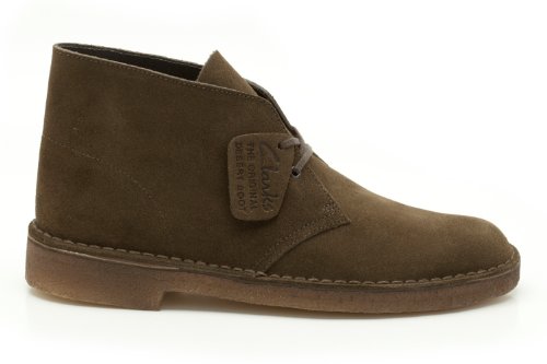 Image of Clarks Originals Desert Boot Men's Boots, Green, 6 US
