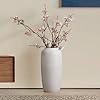 Kokrose large floor vase 159 inch rustic farmhouse ceramic distressed handmade ceramic table vase decorative vases for living room bedroom shelf decor simple ceramic vases  urban country home decor