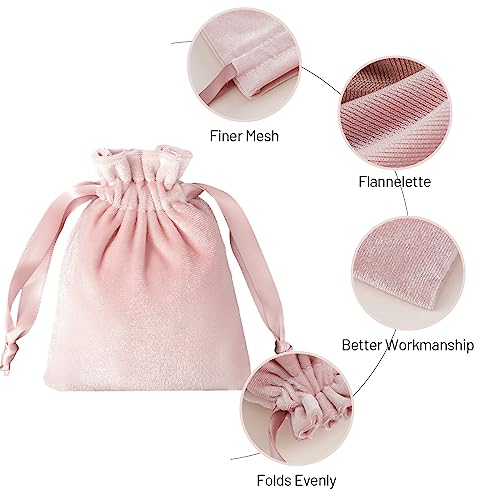 DoGeek-8PCS-35-X-47-Super-Soft-Jewelry-Bags-Luxury-Velvet-Drawstring-Bags-Pouches-Candy-Gift-Bags-for-Christmas-Party-Wedding-Favors-Mix-Color