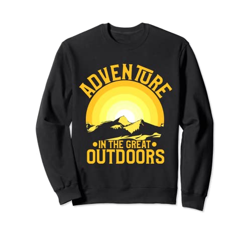 Camping Climbing Biking Nature Outdoor Mountain Hiking Sweatshirt