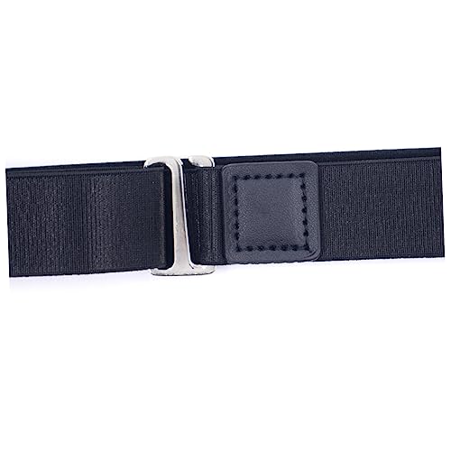 Adjustable Shirt Belt for Men Women Tucked in Undergarment Upgraded Version Black Comfortable Elastic Design to Keep Shirts Neat2