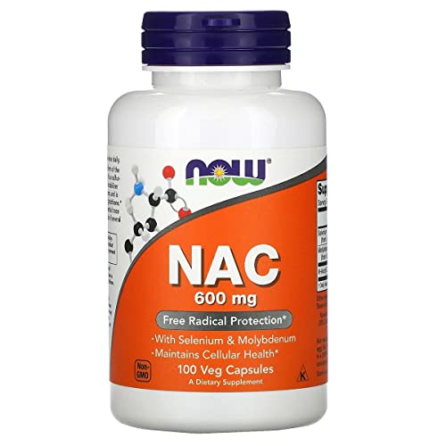 Now Foods, Nac 600 mg, 100 cápsulas