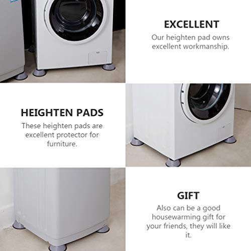 Angoily 4Pcs E Suporte Máquina de Lavar Máquina de Lavar Roupa E Secador de Cancelamento de Ruído An