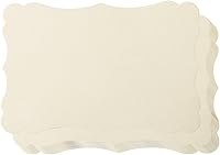 Vista 19 de Paquete de 50 tarjetas de kraft en blanco de cartulina gruesa marrón, tarjetas de felicitación para manualidades, tarjetas de regalo, menús, baby