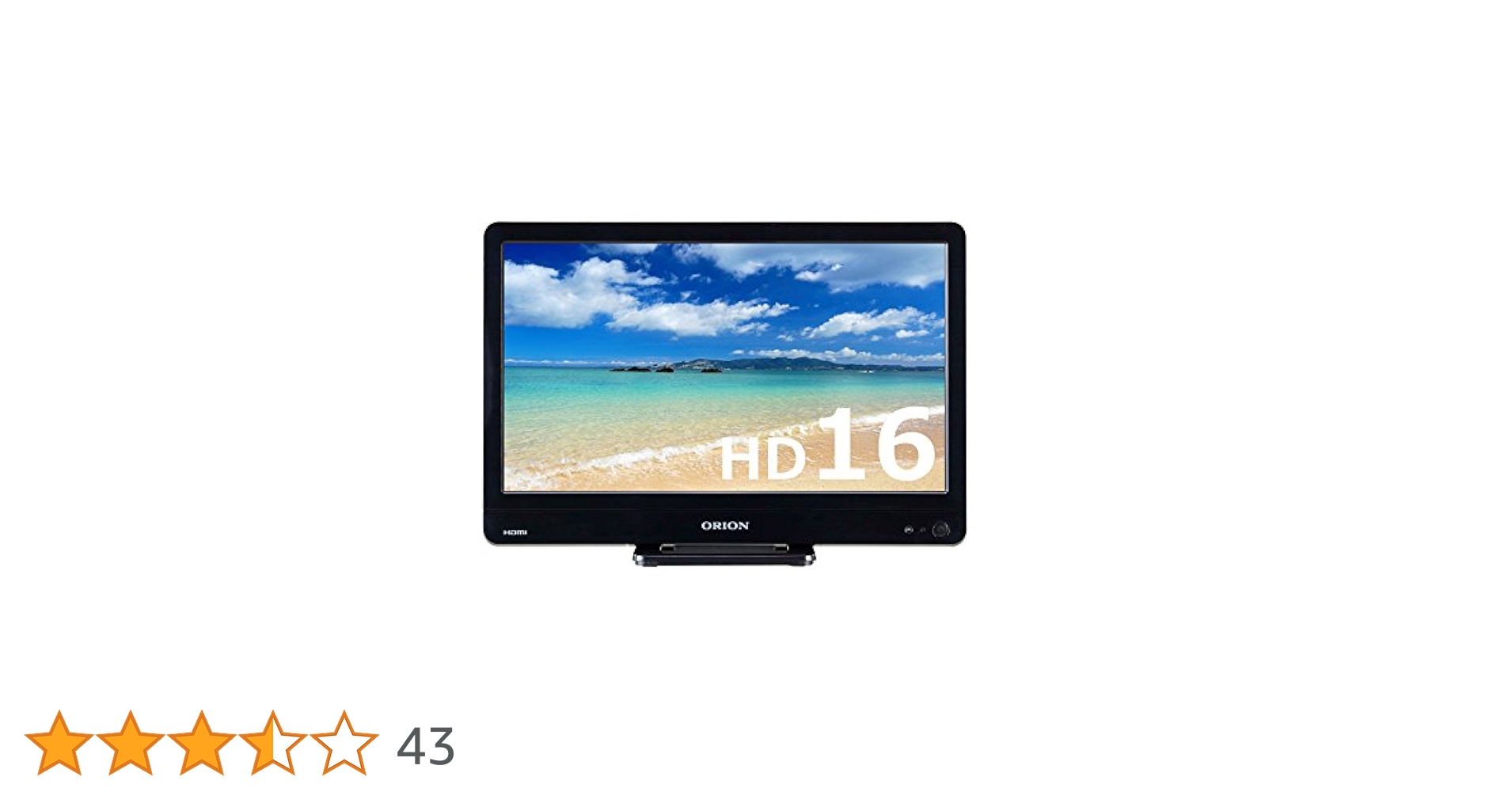未使用品オリオン 16V型 テレビ DMX161-B1 ハイビジョン DMX161-B1 液晶テレビ DMX シリーズ 1台 オリオン(ORION) 【通販