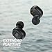 SoundPEATS True Wireless Earbuds 5.0 Bluetooth Headphones in-Ear Stereo Wireless Earphones with Mic, One-Step Pairing, Total 35 Hours, Binaural/Monaural Calls, TrueFree Plus