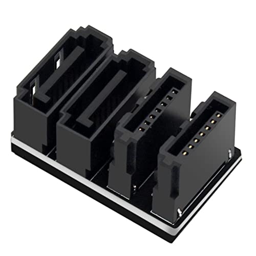 Adaptador SATA 7Pin Doble Ángulo 180° para PC
