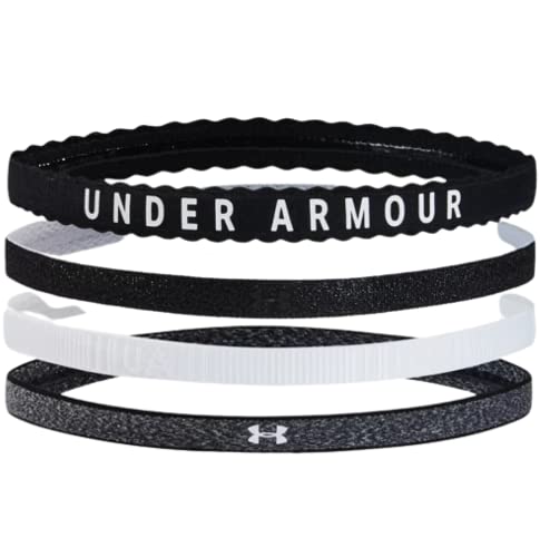 Under Armour Girl's Mini Novelty - 4 Pack, Black/White (002), One Size Fits All