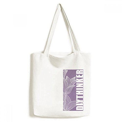 Sac shopping lavable tulipe en toile pour vos courses et sorties
