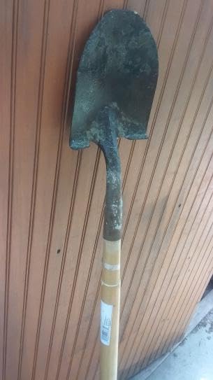Rocky Mountain Goods Replacement Wood Shovel Handle 54” - Strong Hardwood Handle with Socket Pattern and 3/4” Eye - Hanging Hook - May Need Altering for Some Shovel Models - 6" Chuck