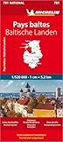 cartes routieres michelin itinéraires  Carte NATIONAL Pays Baltes