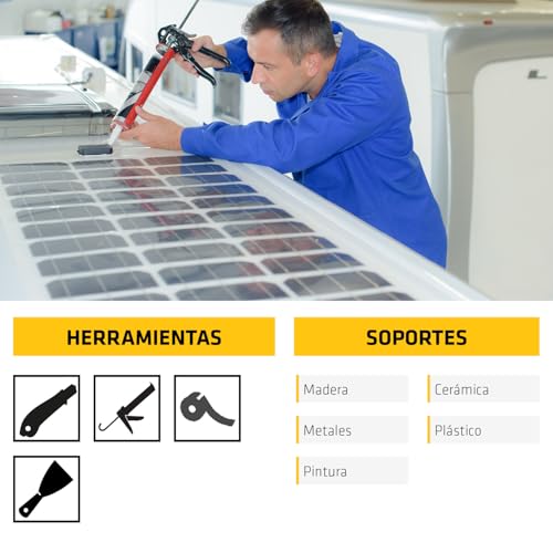 Miniatura 5 de Sika - Adhesivo Sellador - Sikaflex 522 Blanco - Para Juntas De Caravanas Y Autocaravanas - Interior Y Exterior - Resistencia A La Intemperie - 300 Ml