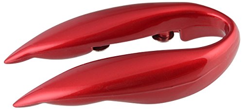 Fackelmann 49729 Coupe-Capsule Crand Cru 9,5x4,8cm Rouge, Acier Inoxydable, 9,5 x 4,8 x 2 cm