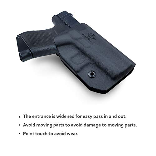 Glock 43 Coldre, Glock 43x Coldre OWB Kydex Coldre Custom Fit: Glock 43 / Glock 43X (Gen 1-5) Pistol