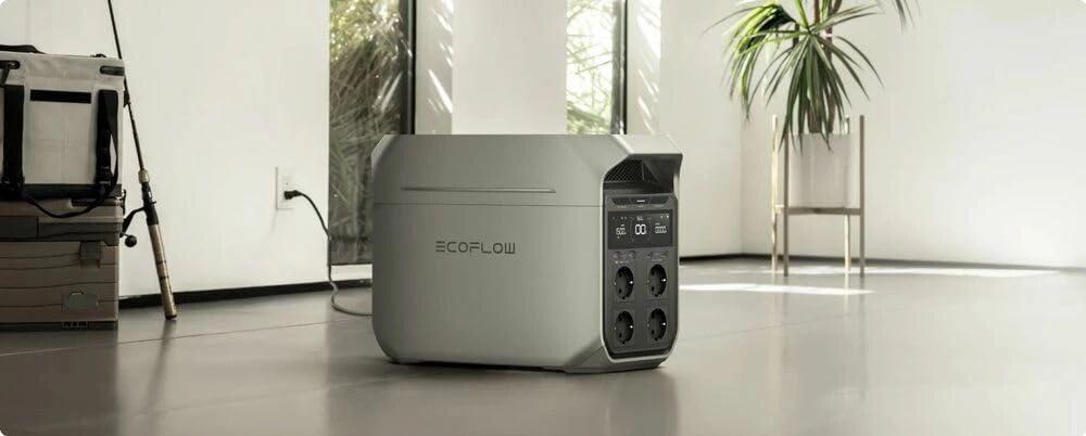 Station d'alimentation portable - EcoFlow - DELTA 3 Plus - Capacité 1024 kWh, sécurité d'alimentation, conception portable