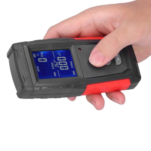 Medidor EMF WT3121 con alarma sonora y bloqueo de datos para campos electromagnéticos 7