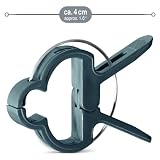 COM-FOUR® 60x zaciski do roslin male - pomoce wspinaczkowe do zabezpieczania roslin - zaciski do roslin do plandek - klatki wspinaczkowe do pomidorów - zaciski do róz