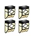 Produktbild Solarlampen für Außen, Solar LED Wandleuchte Aussen Warmweiß Solarlicht Garten Solarleuchten Wand Hof und Einfahrt, Zaun, Terrasse, Haustür, Treppe, Landschaft, Farbwechsel/Warm Weiß, 4er Packung