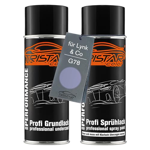 TRISTARcolor Pintura automotriz Set de botes de spray para Lynk & Co G78 Qing Shan Zi Perl Fondo pintura base aerosol 400 ml
