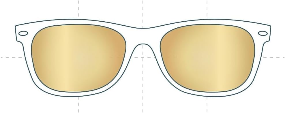 Sunglass Fix Replacement Sunglass Lenses Compatible with Ray-Ban RB3016-M Clubmaster 51mm