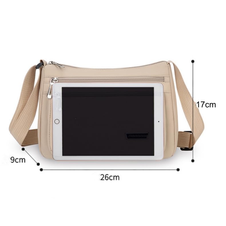 Bolso cruzado para mujer y hombre, múltiples bolsillos miniatura 6