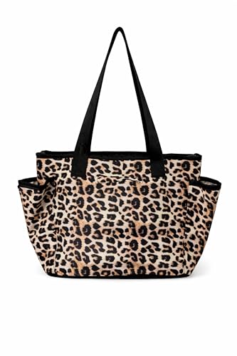 Bolso Tote con Logo de Mujer ED Hardy Wild Rose Leopard miniatura 4