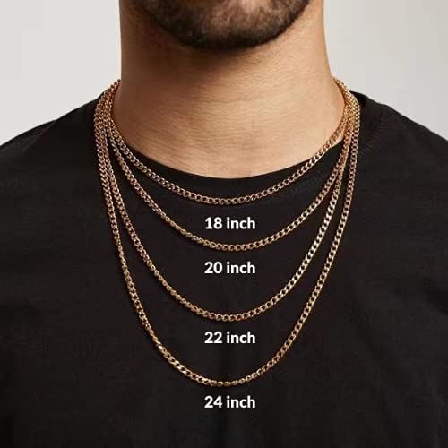 Cly Jewelry Number Necklace For Men Boy Athletes Number Stainless Steel Black Curb Chain 00-99 Number Charm Pendant Personalized Sports Jewelry For Men Basketball Baseball Football #TOP6