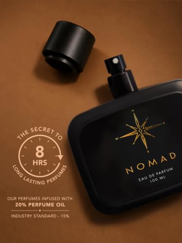 Image of The Souled Store Nomad - 100 ml Men Perfumes | Premium Long Lasting Eau De Parfum | Earthy & Adventurous Woody Fragrance for Him | Luxury Travel-Ready Scent - 100ml