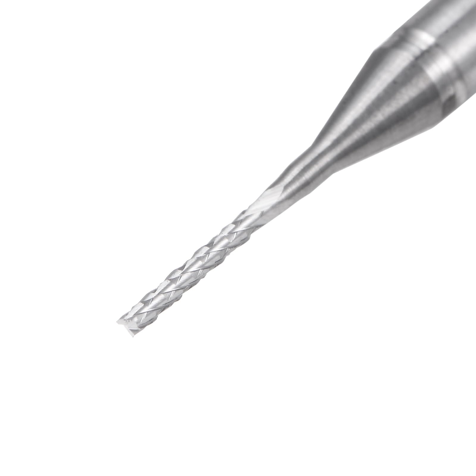 QUARKZMAN 20 sztuk Wiertła 0,8 mm 1/8" Frezy CNC Frezy CNC Twardy Metal Prosty trzpień Frez Grawerowany z Nóż Kukurydza do rzeźbienia w drewnie Frezarka Płytka drukowana PCB