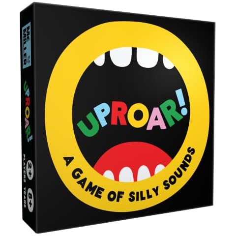 UpRoar! The award winning game of silly sounds! Plastic-free, carbon neutral, sustainable card game for parties, family game night, travel game, or Christmas stocking filler Cover