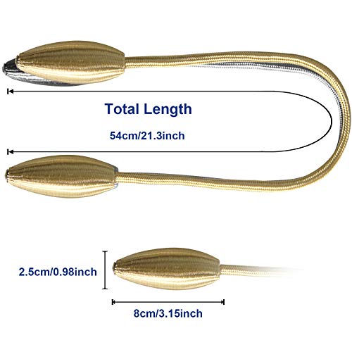 Flagsky 4Pcs Diy Twist Curtain Tieback Clips Creative Decorative Window Drape Twist Tie Backs European Style Random Modelling Curtain Holders Draperies Holdback For Home & Office (Golden) #TOP1