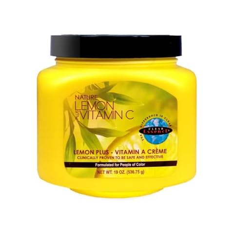 Clear Essence Lemon Plus Vitamin C Cream for Face with Vitamin C and A for Skin Brightening - Dark Spot Remover for Face - Skin Care Body Cream-Skin Brightening Moisturize-Cream for Aging Skin 19 Oz. Cover