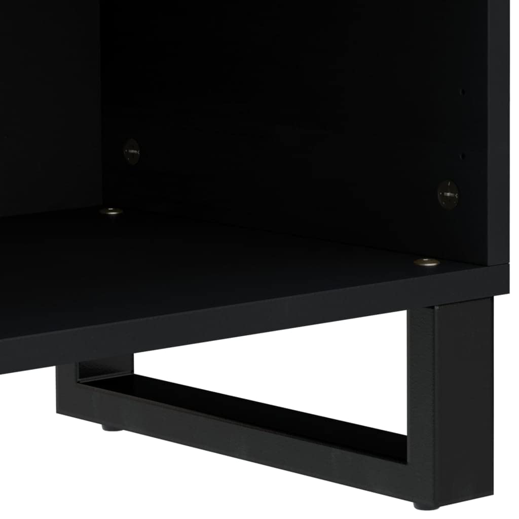 vidaXL Meuble TV 80x33x46 cm Bois d'acacia Solide et d'ingénierie, Support TV, Armoire média, Armoire HiFi, unité TV, Meuble multimédia