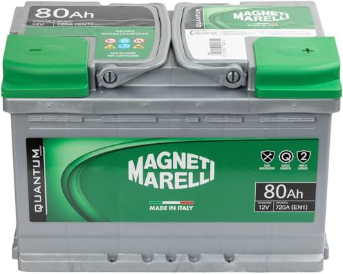 Magneti Marelli Batteria per auto 80AH 12V 720A EN1 per cassetta L3B - 2
