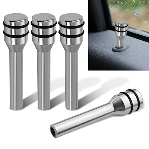 Surosha 4PCS Car Door Lock Knobs, Automotive Door Lock Switches, 1.93