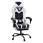 play haha Gaming Chair with Footrest & Lumbar Support,Reclining Swivel Chair,Ergonomic Gaming Chair for Adults, High-Back Racing Style,Adjustable Height with Headrest Pillow