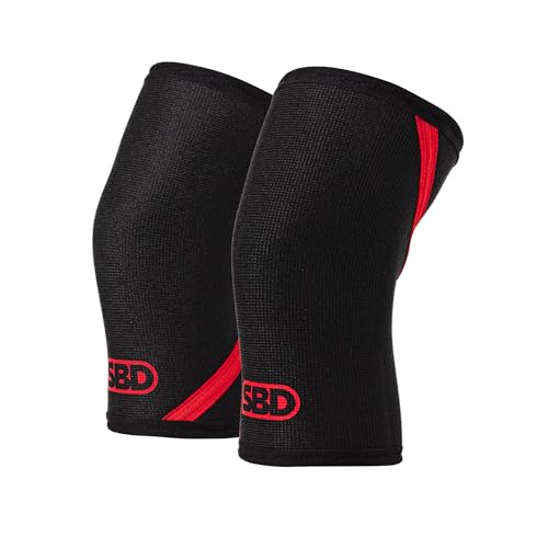 SBD 5mm Weightlifting Knee Sleeves - IWF Compliant - Made for Olympic Lifts