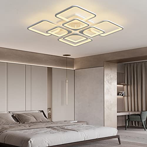 Plafonnier LED dimmable lustre moderne 8 têtes pour intérieur - 2