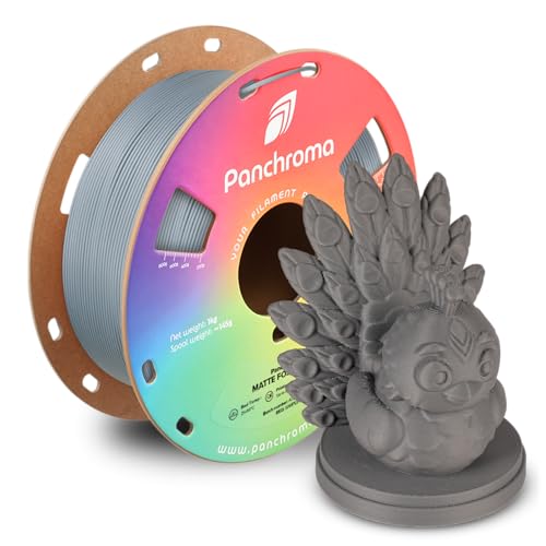 Image of Polymaker Panchroma Matte PLA Filament, Fossil Grey 1.75mm 1kg 3D Printing Filament, Formerly Polyterra Matte, Fit Most FDM 3D Printers, 1kg Spool (2.2lbs)