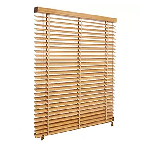 Jolan Persianas Venecianas De Madera,Persianas Horizontales para Ventanas,Persiana Veneciana De Madera Maciza 50/60/70/80/90/100/110/120cm,Persianas Opacas Interiores,Cortinas,W×H-50x60cm/20x23.5in