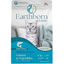 Earthborn Holistic Wild Sea Catch - Grain Free Dry Cat Food 4 Pounds