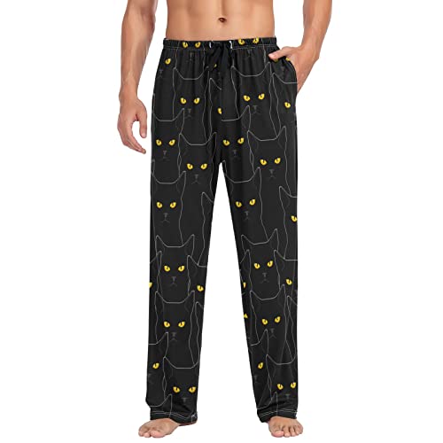 Christmas Men's Pajama Pants Men's Separate Bottoms with Pockets Lightweight Sleep Lounge PJ Bottoms for Men3